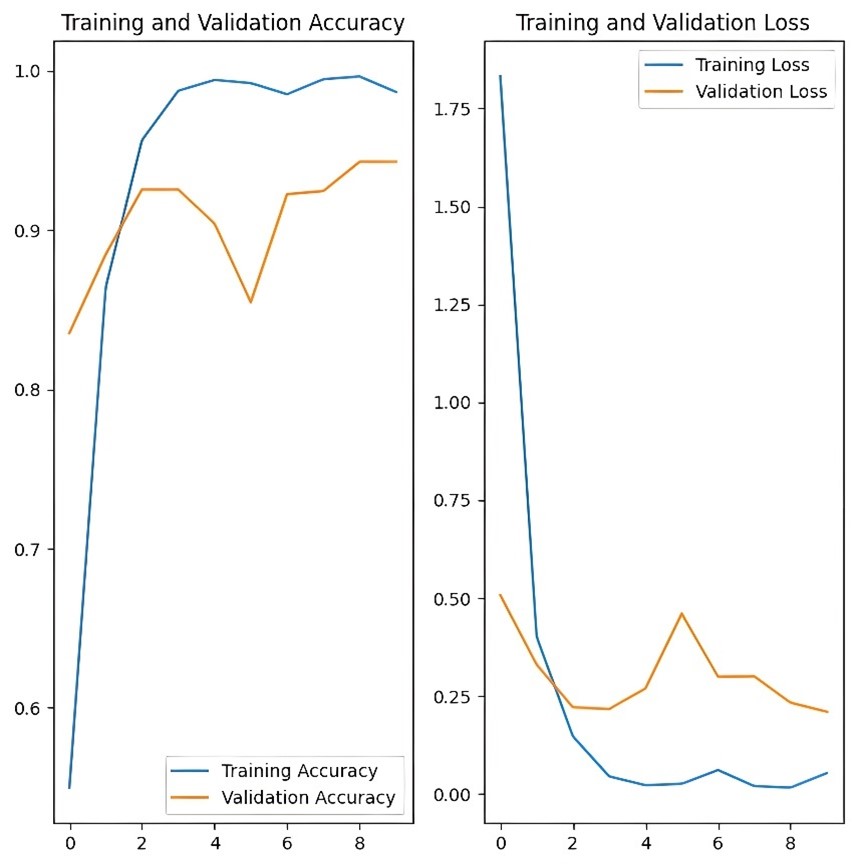 A graph of training and validation loss
AI-generated content may be incorrect.