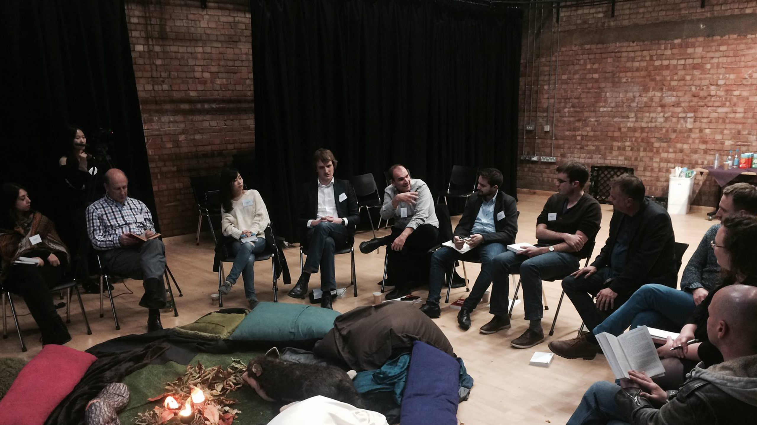 People in a discussion