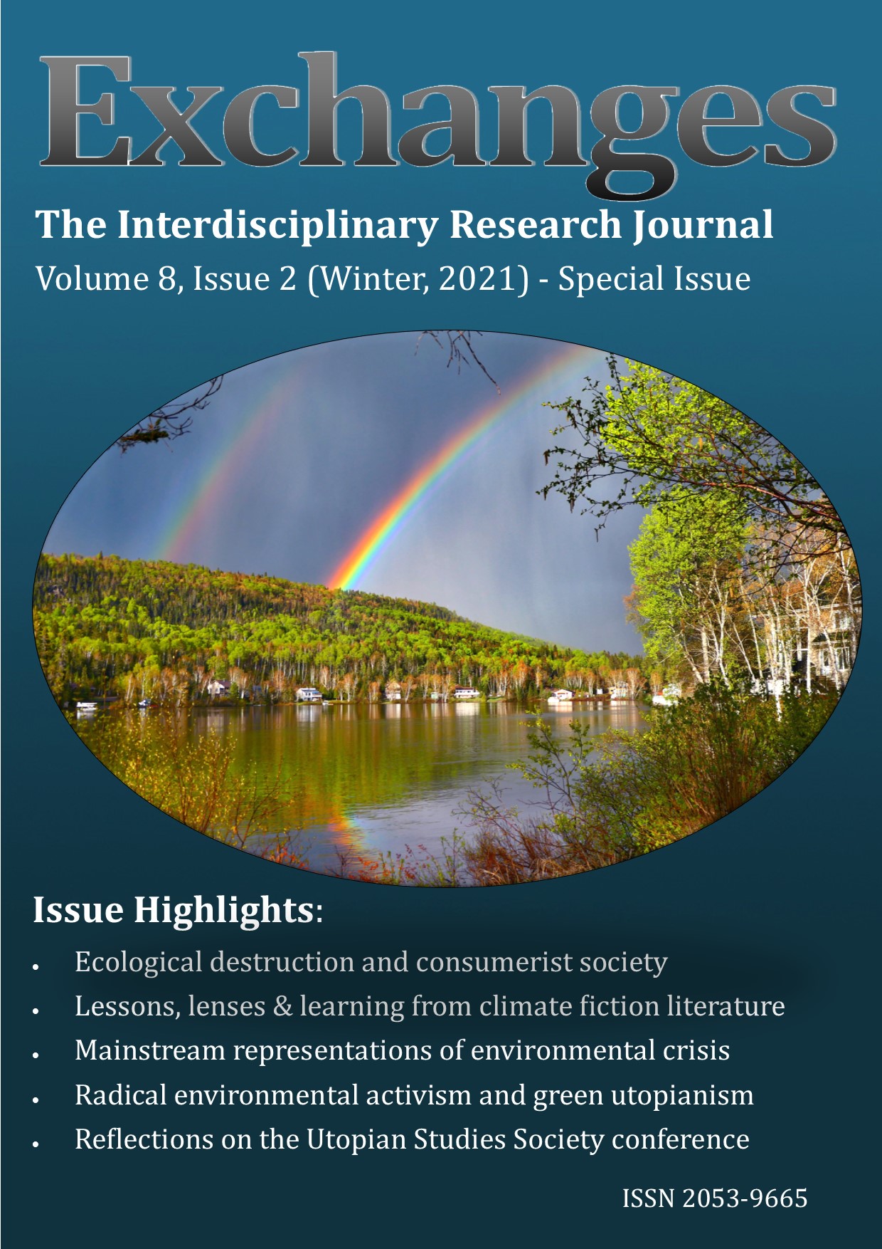 Cover of Volume 8 Issue 2 of Exchanges journal