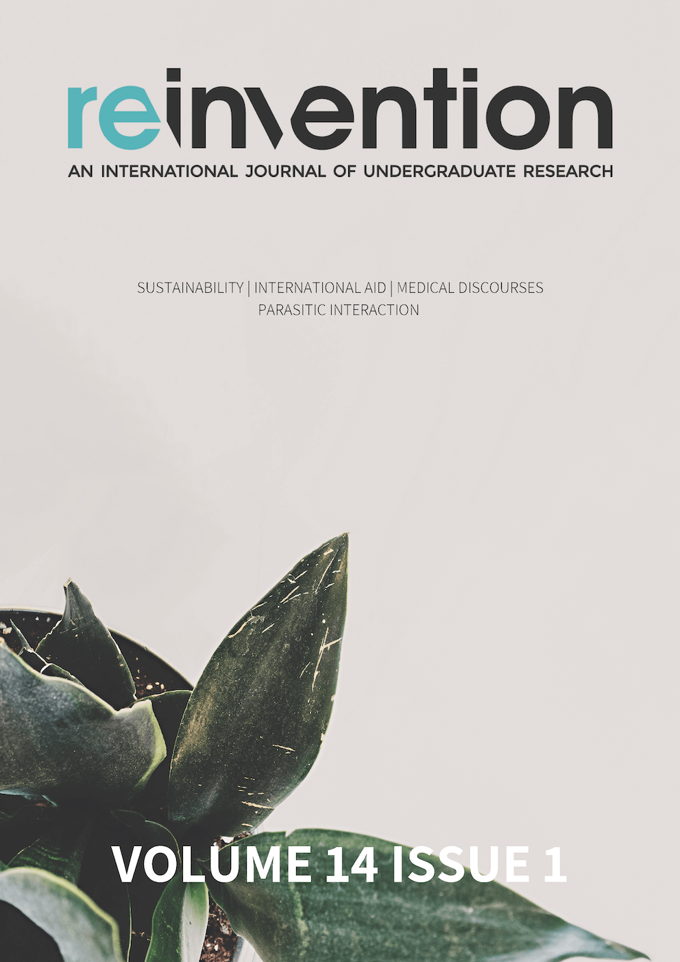 Reinvention journal volume 13 issue 2 cover